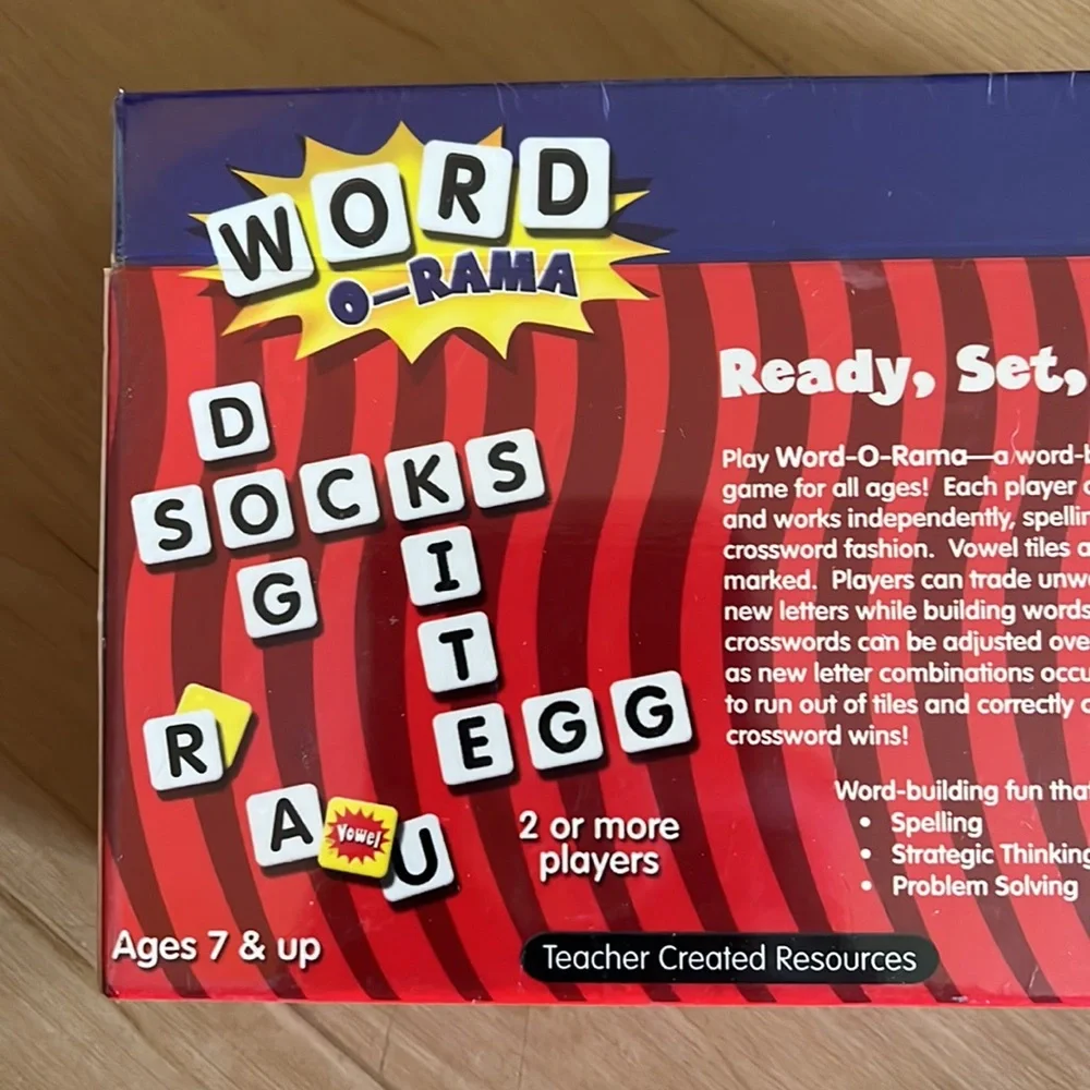 TEACHER CREATED WORD-O-RAMA GAME LETTER TILES TO CREATE WORDS & SIGHT WORDS READ